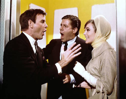 James Best with Jerry Lewis and Janet Leigh in "Three on a Couch"