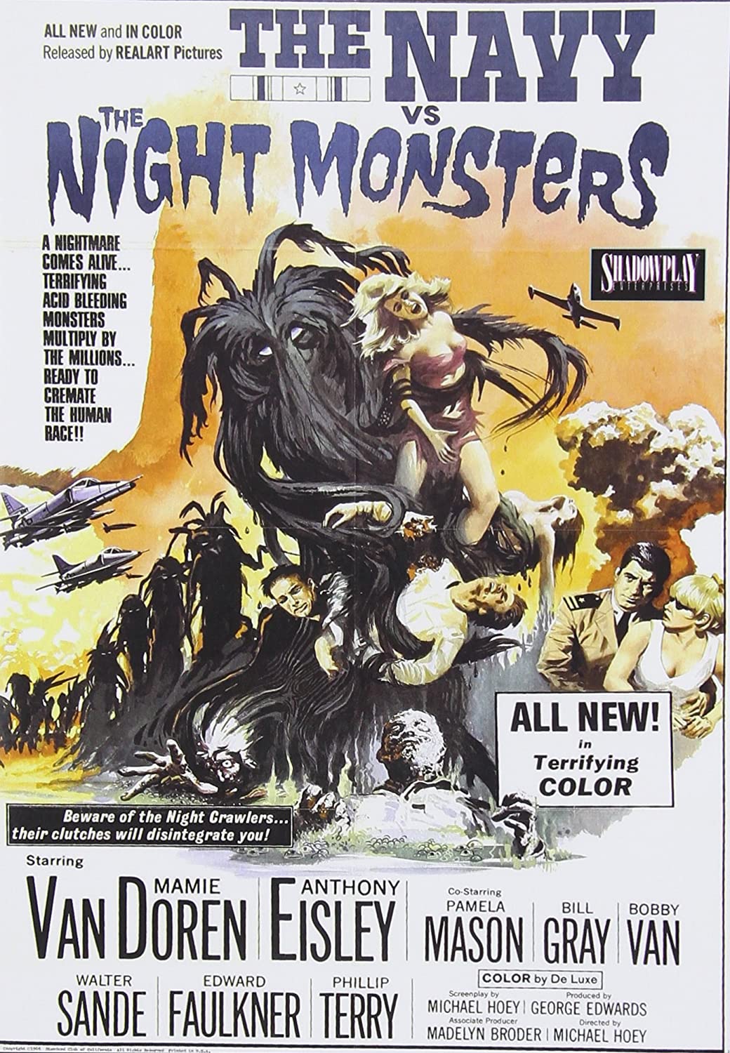 The Navy vs. the Night Monsters (1966) starring Mamie Van Doren, Anthony Eisley