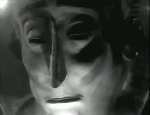 Face of the alien in "The Man from Planet X"