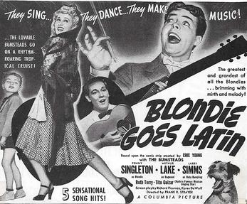 Blondie Goes Latin movie poster