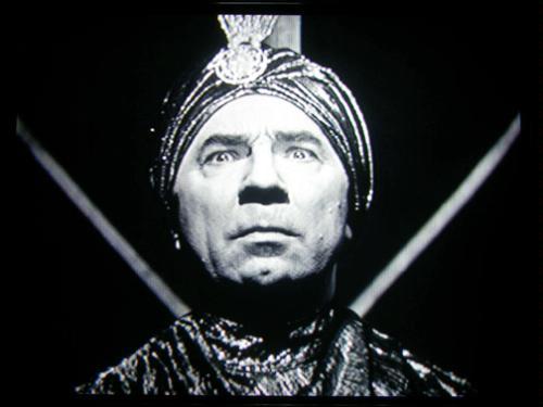 Bela Lugosi as the bogus medium in "You'll Find Out"