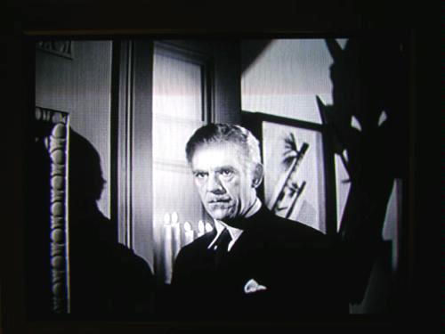 Boris Karloff as the family lawyer in "You'll Find Out"