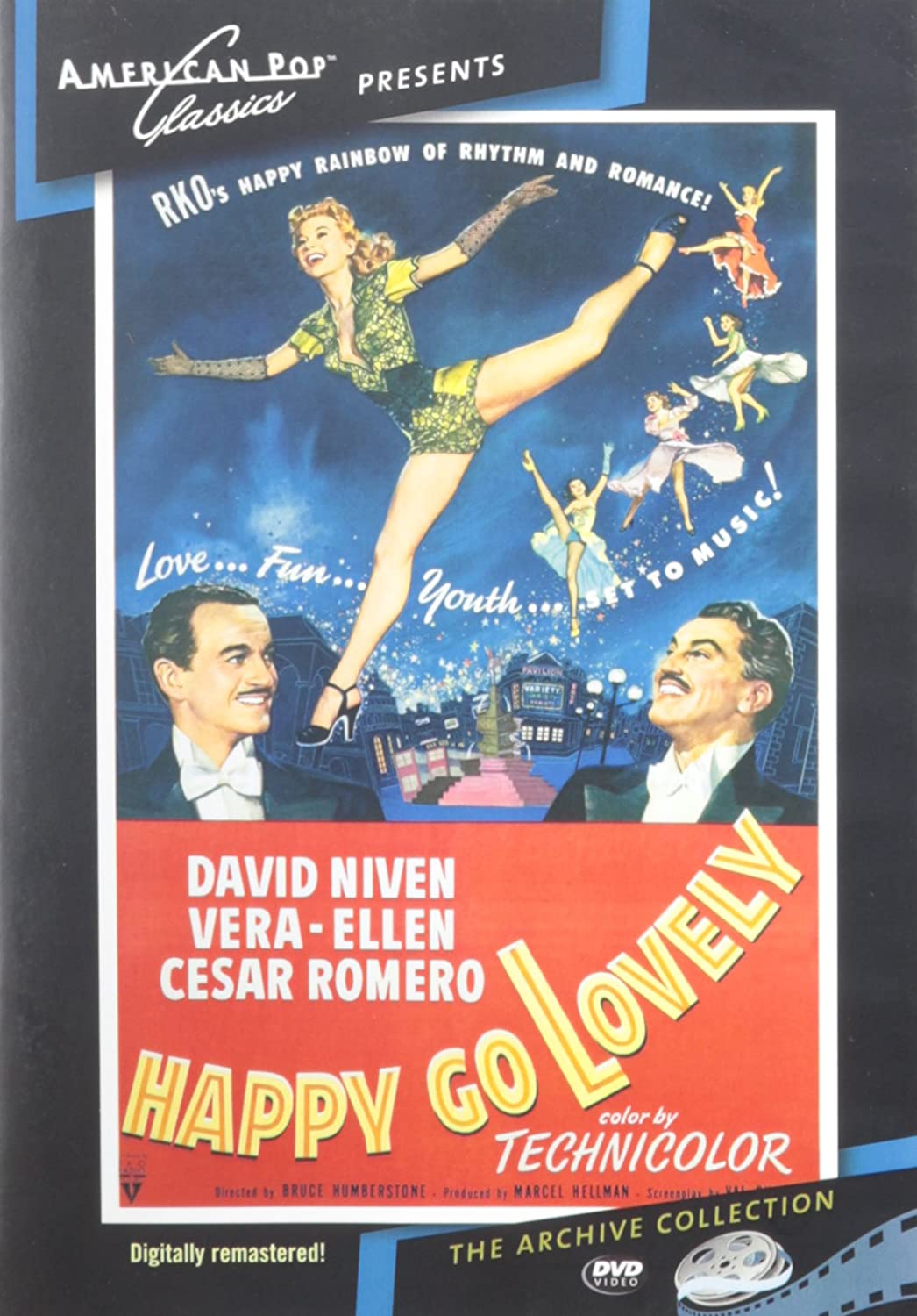 Happy Go Lovely (1951) starring Vera-Ellen, David Niven, Cesar Romero