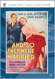 And So They Were Married (1936) starring Melvyn Douglas, Mary Astor