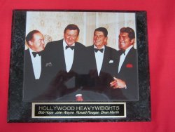 Bob Hope, with John Wayne, Ronald Reagan, Dean Martin