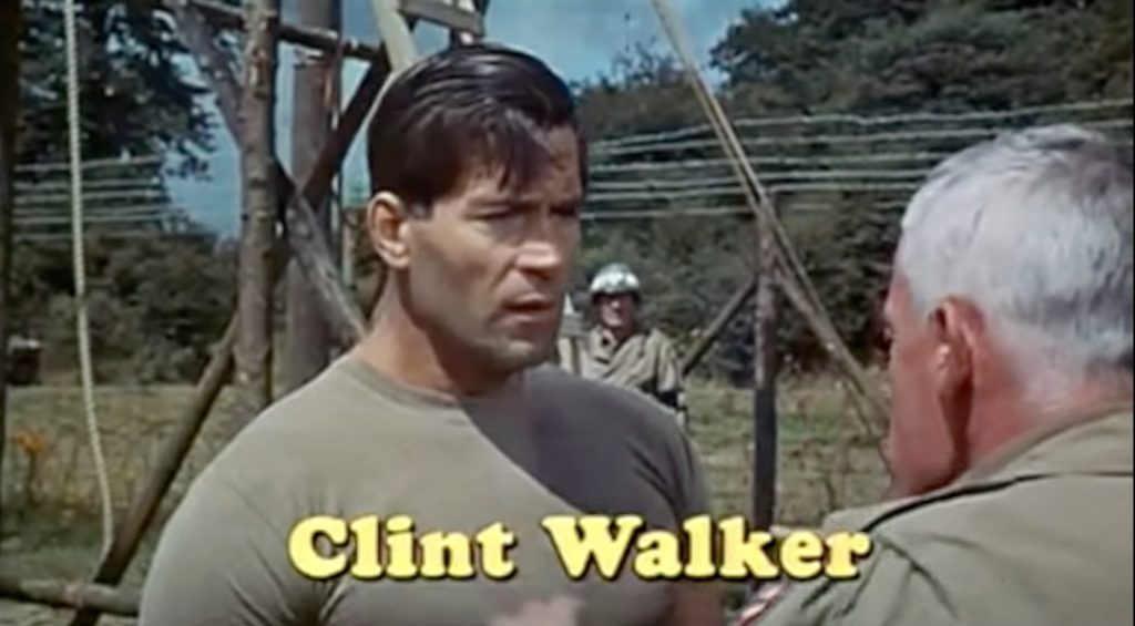 Clint Walker in the Dirty Dozen - "don't push me!"