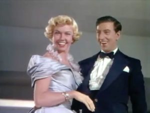 Doris Day and Ray Bolger happily reconciled in "April in Paris"