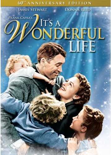 Movie review of Frank Capra's It's a Wonderful Life starring Jimmy Stewart and Donna Reed.