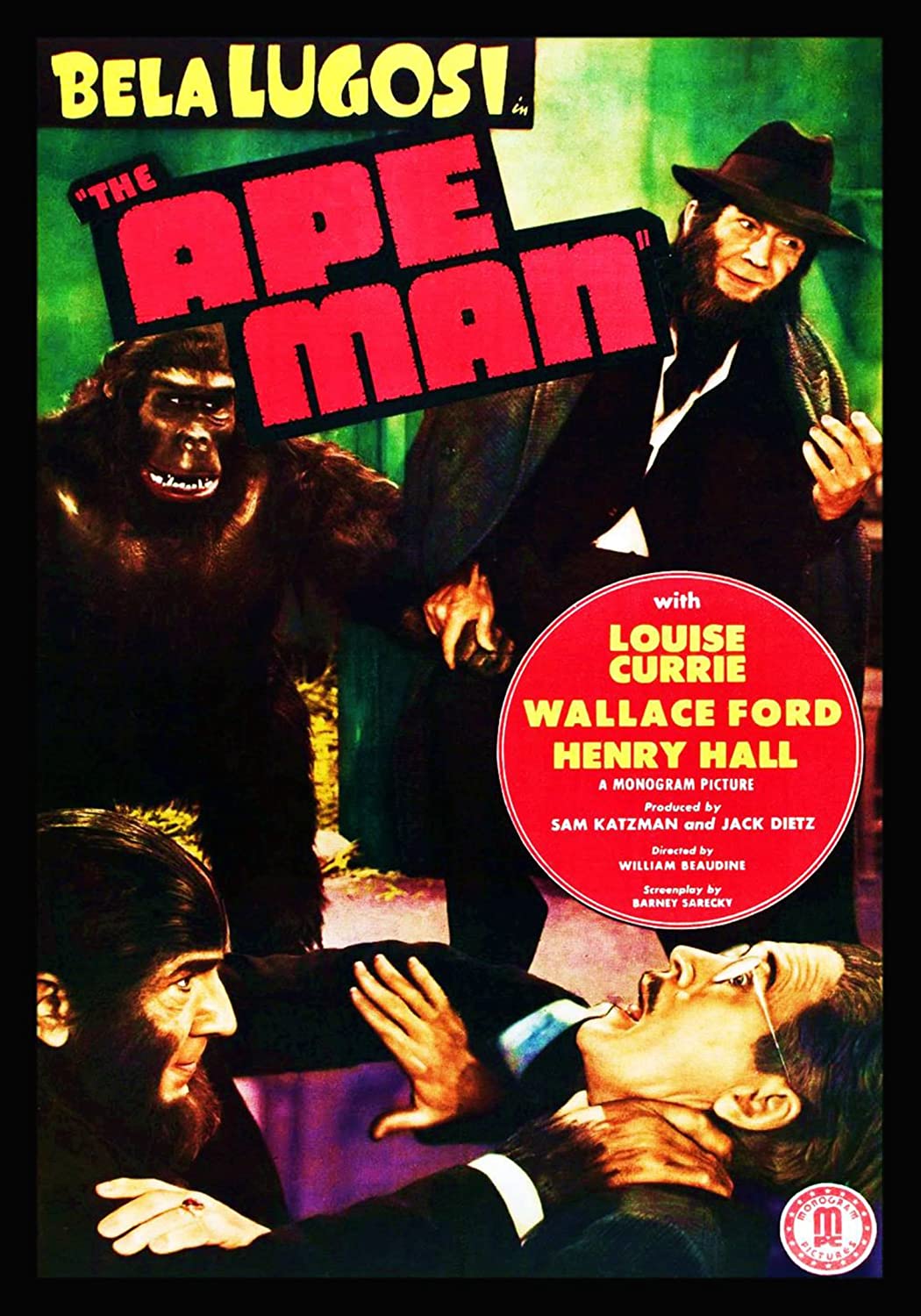 The Ape Man (1943) starrring Bela Lugosi, Wallace Ford