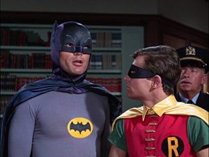 Batman, Robin, and Police Chief O'Hara in Fine Feathered Finks - Batman season 1