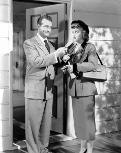 Red Skelton's cameo in The Fuller Brush Girl, with Lucille Ball