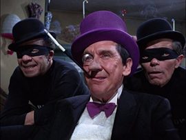 Burgess Meredith as The Penguin in "The Penguin's a Jinx" - Batman season 1