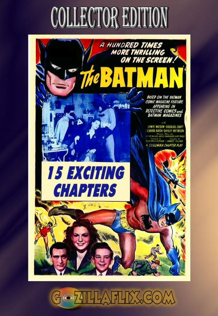 Batman 1943 movie serial, starring Lewis Wilson, Douglas Croft