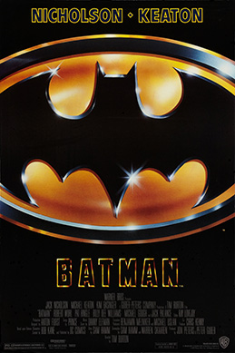Batman (1989) starring Michael Keaton, Jack Nicholson, Kim Basinger
