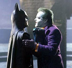 You made me first! Batman confronts the Joker