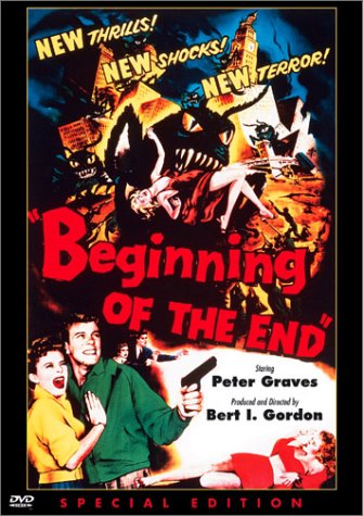 Beginning of the End (1957) starring Peter Graves, Peggy Castle