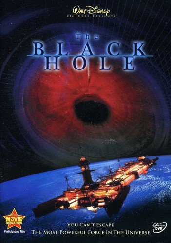 The Black Hole, starring Maximilian Schell, Robert Forster, Roddy McDowall, Anthony Perkins, Yvette Mimieux, Ernest Borgnine, Joseph Bottoms
