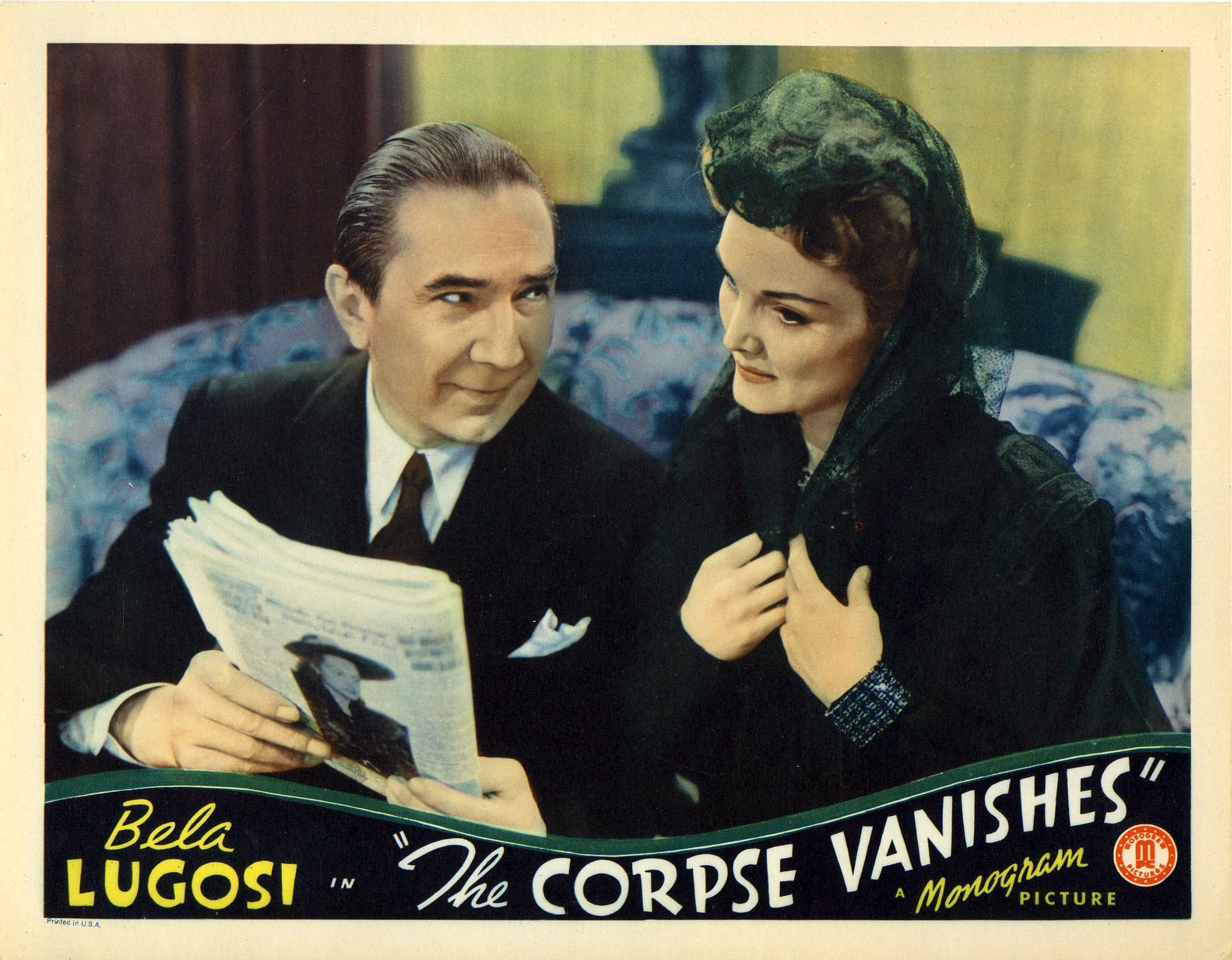 Elizabeth Russell & Bela Lugosi in The Corpse Vanishes