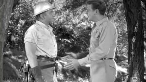 Andy meets Mr. McBeevee in "The Andy Griffith Show"