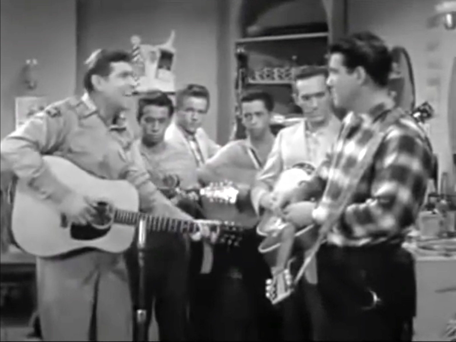 Song lyrics to Flop Eared Mule, Written by J. Baird. Performed by Andy Griffith and The Country Boys in The Andy Griffith Show episode, Mayberry on Record