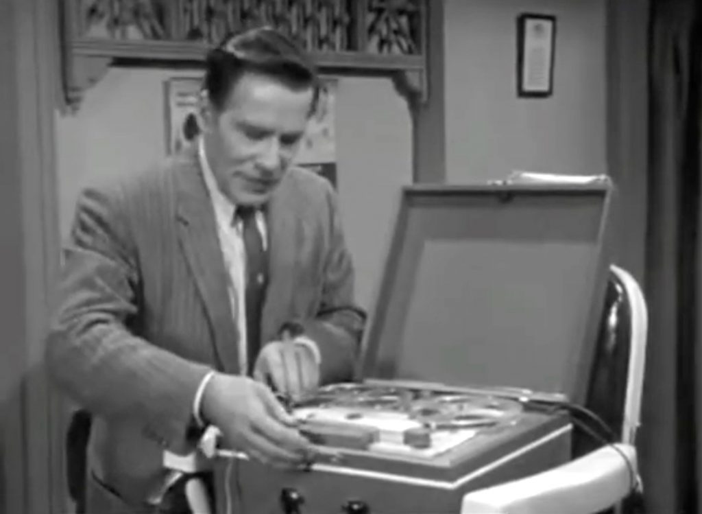 Hugh Marlowe as Mr. Maxwell in "Mayberry on Record" - The Andy Griffith Show
