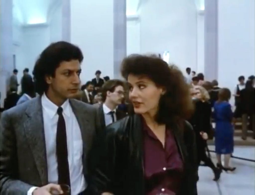 Jeff Goldblum and Geena Davis in the 1986 remake of "The Fly"