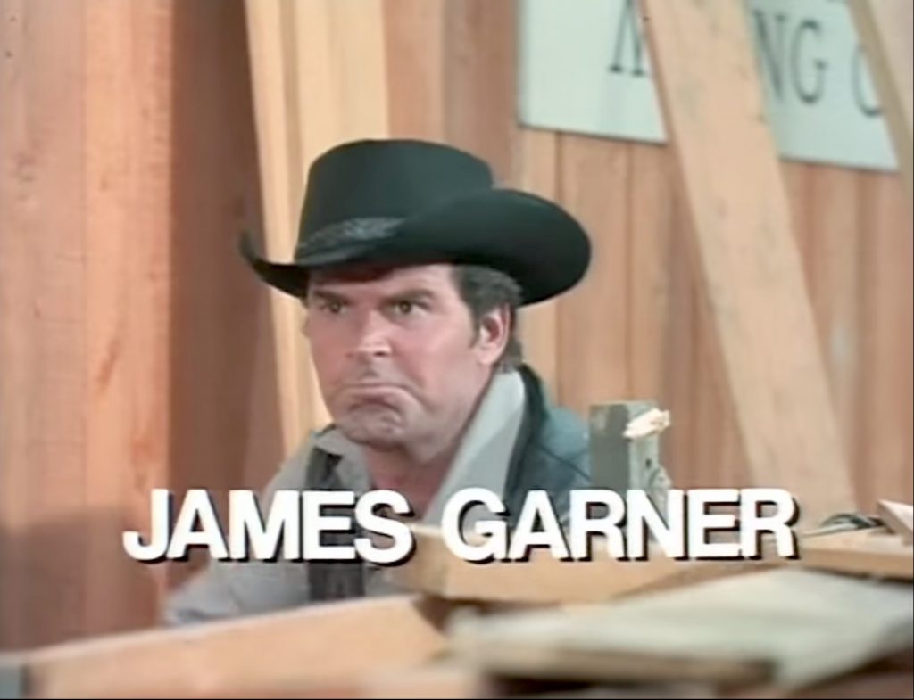 James Garner in "Support Your Local Sheriff"