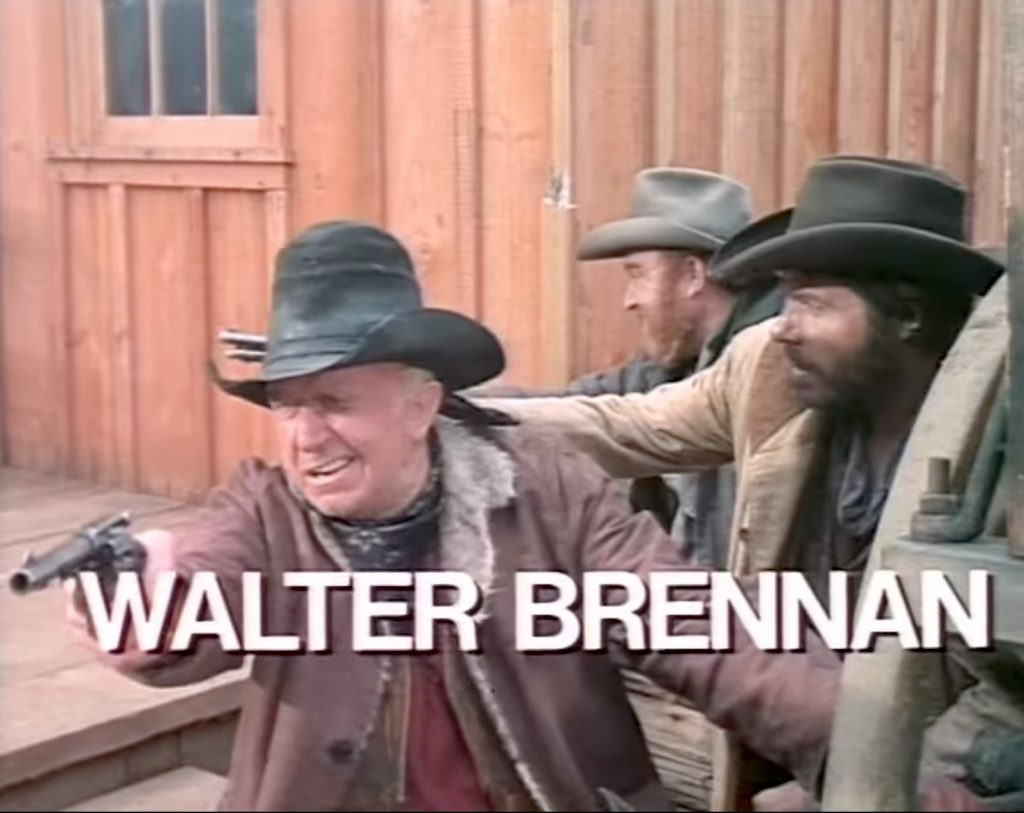 Walter Brennan in "Support Your Local Sheriff"