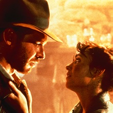 Indiana Jones and Marion reunited in "Raiders of the Lost Ark"