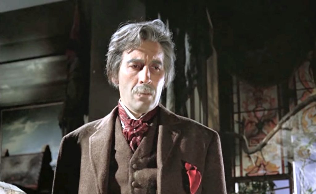 Christopher Lee in The Gorgon