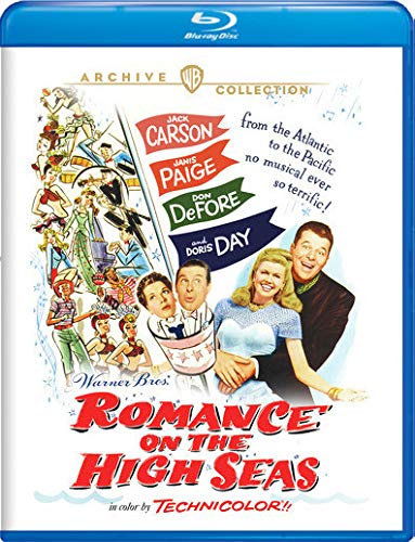 Romance on the High Seas (1948), starring Doris Day, Jack Carson, Janis Paige, Don DeFore, S.Z. Sakall, Eric Blore, Franklin Pangborn, Oscar Levant directed by Michael Curtiz