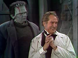 Frankenstein's monster and Vincent Price in "The Carol Burnett Show" season 6