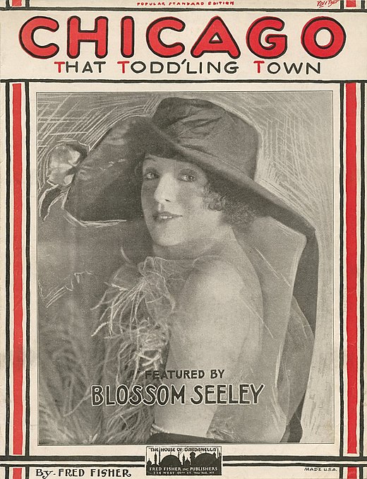 Song lyrics to Chicago That Toddlin' Town (1922) written by Fred Fisher