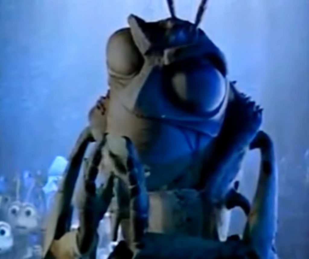 Hopper, chief antagonist and leader of the grasshoppers in "A Bug's Life"