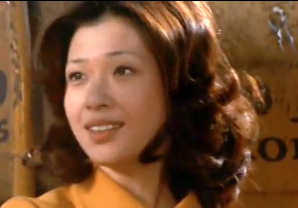 Lady archeologist Saeko Kanagusuku in "Godzilla vs. Mechagodzilla"