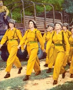 Rosalind Russell and Marie Wilson in basic training - "Never Wave at a WAC"