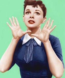 Judy Garland as Vicki Lester in the 1954 version of "A Star is Born"