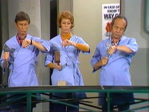 The Carol Burnett Show: S9 E8 - Roddy McDowell, Carol Burnett, Tim Conway on the assembly line