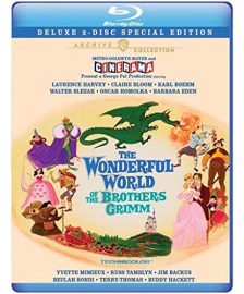 The Wonderful World of the Brothers Grimm (1962) starring Laurence Harvey, Karlheinz Böhm, Claire Bloom, Barbara Eden