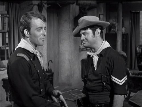 Ken Berry and Larry Storch in "The Return of Bald Eagle"