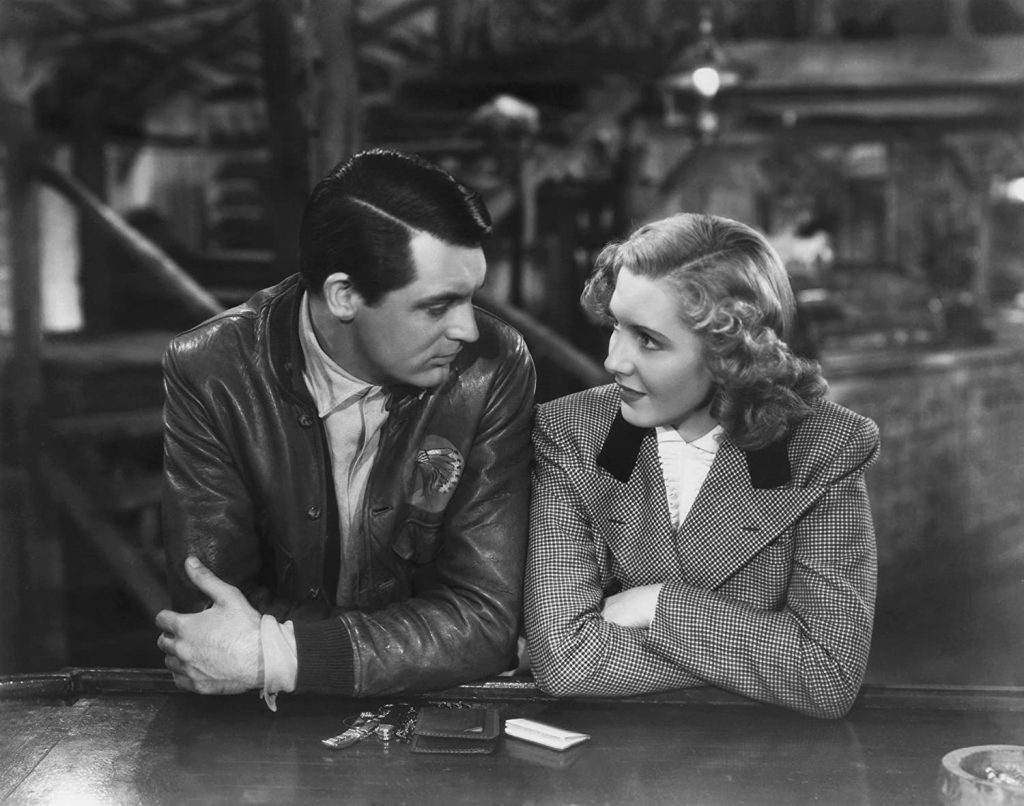Cary Grant and Jean Arthur in "Only Angels Have Wings"