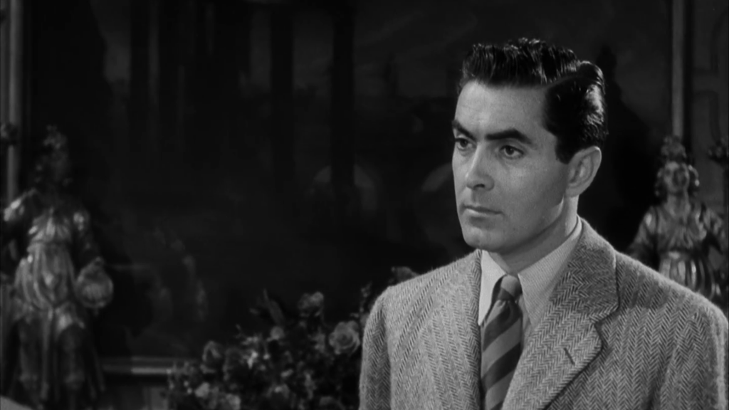 Tyrone Powers as Larry Darrell, in The Razor's Edge