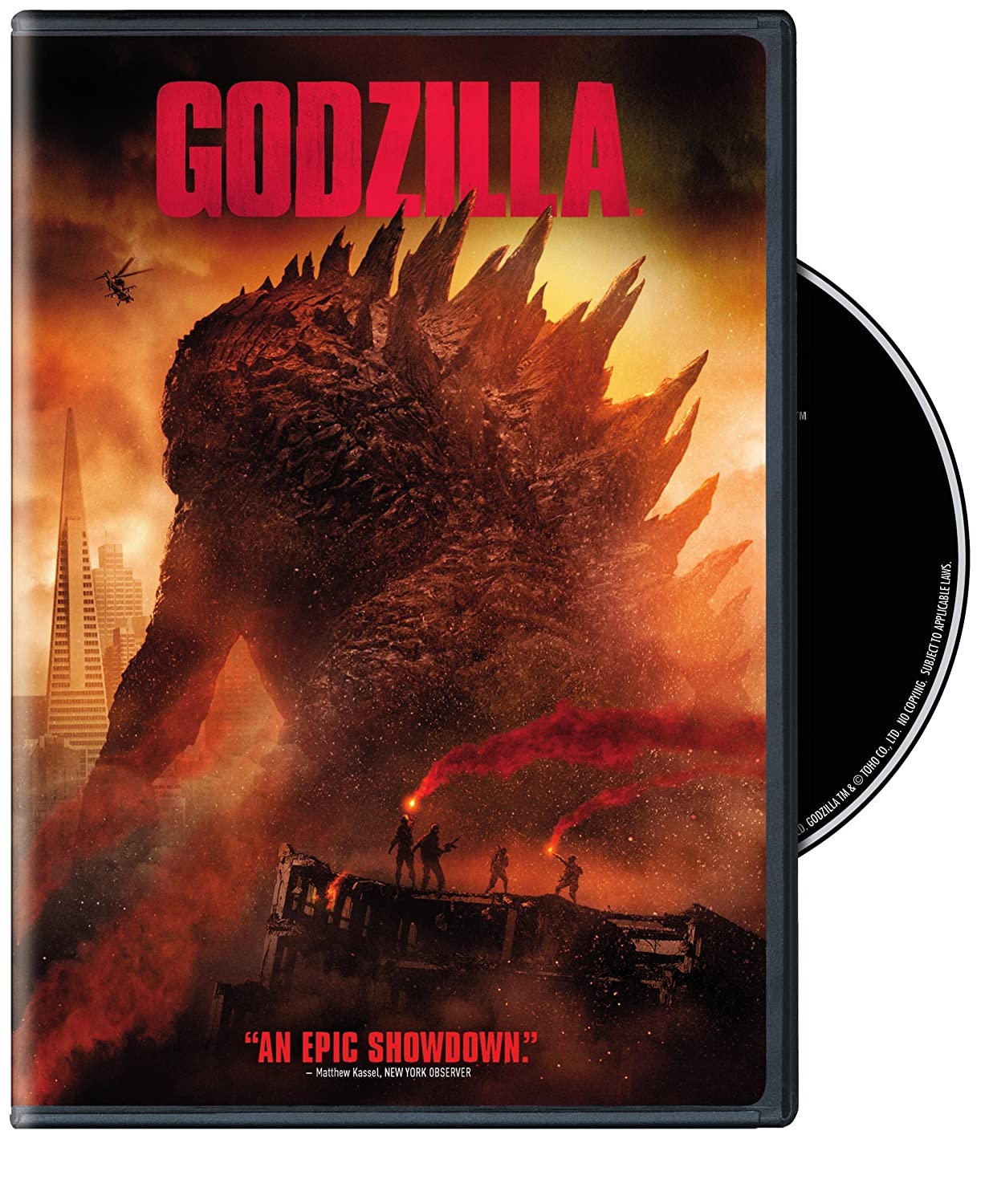 Godzilla (2014) starring Bryan Cranston, Ken Watanabe, Aaron Taylor-Johnson, Sally Hawkins