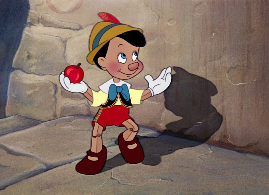Pinocchio the puppet who wants to be a real boy