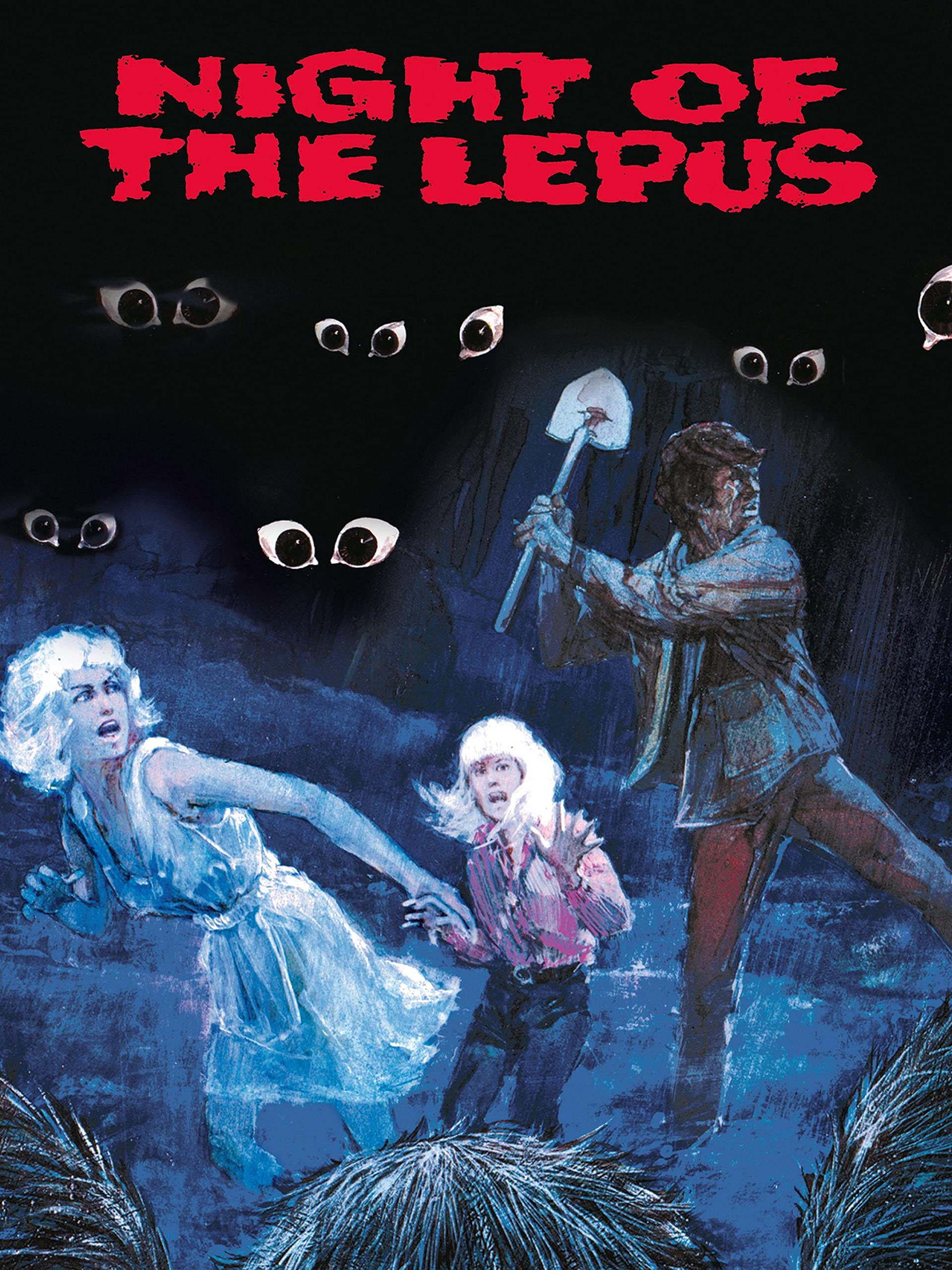 Night of the Lepus (1972) starring Stuart Whitman, Janet Leigh, Rory Calhoun, DeForest Kelley