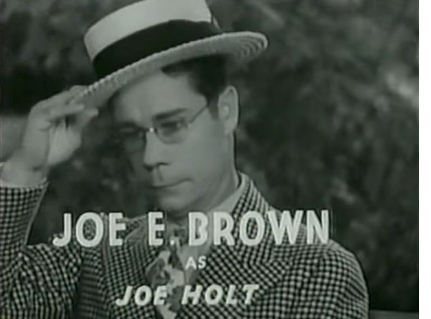 Joe E. Brown in "You Said a Mouthful"