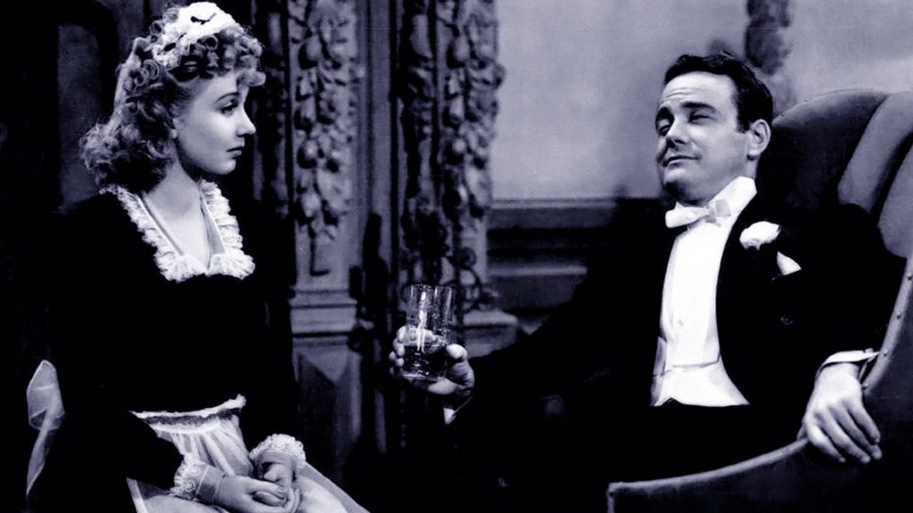 Maisie Ravier (Ann Sothern) with Bob Ralston (Lew Ayres) in "Maisie Was A Lady"