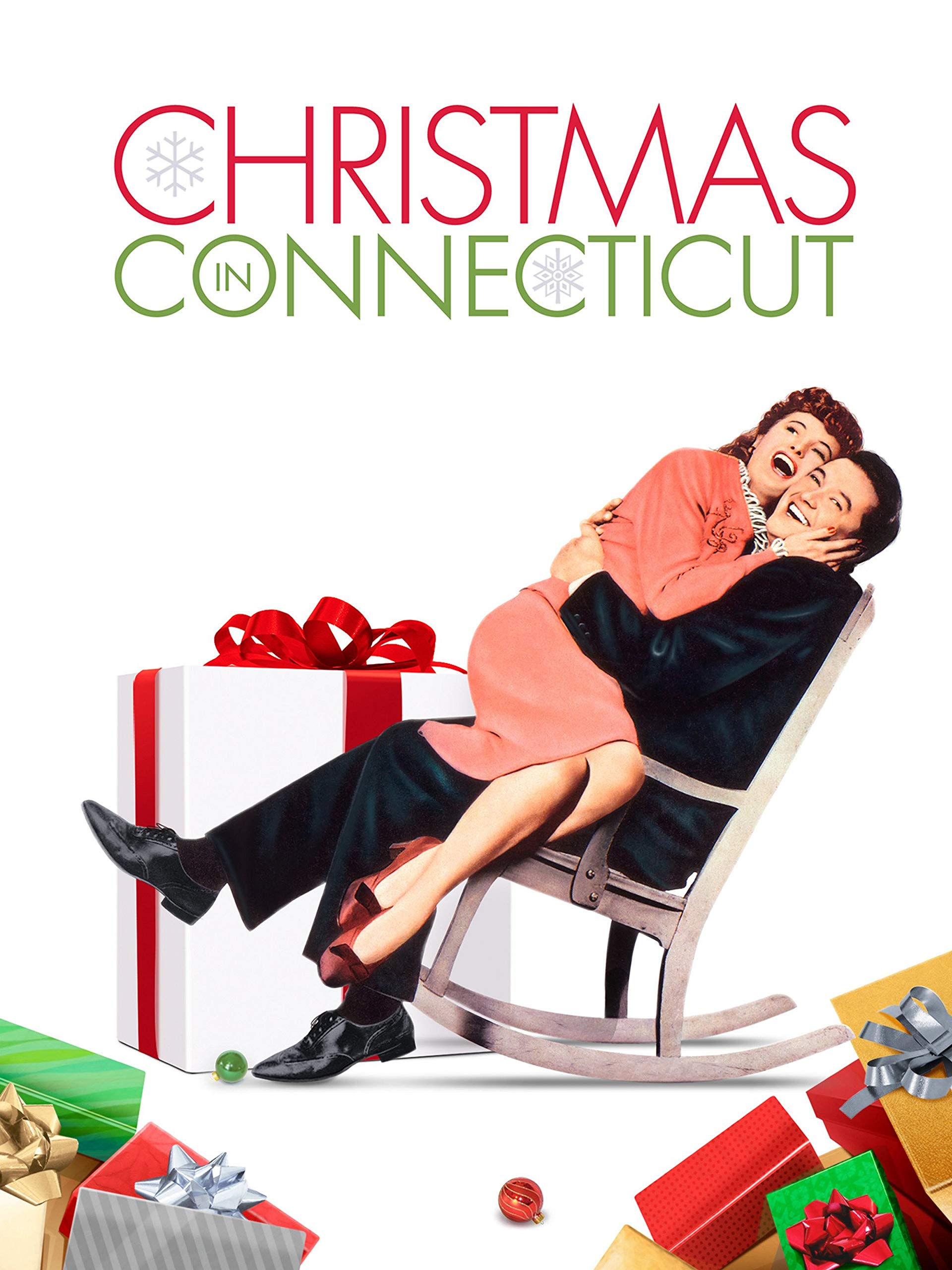 Christmas in Connecticut (1945) starring Barbara Stanwyck, Dennis Morgan, Sydney Greenstreet