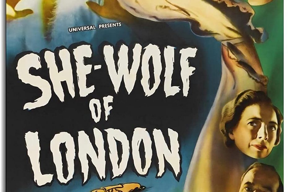 She-Wolf of London (1946) starring June Lockhart, Don Porter, Sara Haden, Jan Wiley, Lloyd Corrigan, directed by Jean Yarbrough