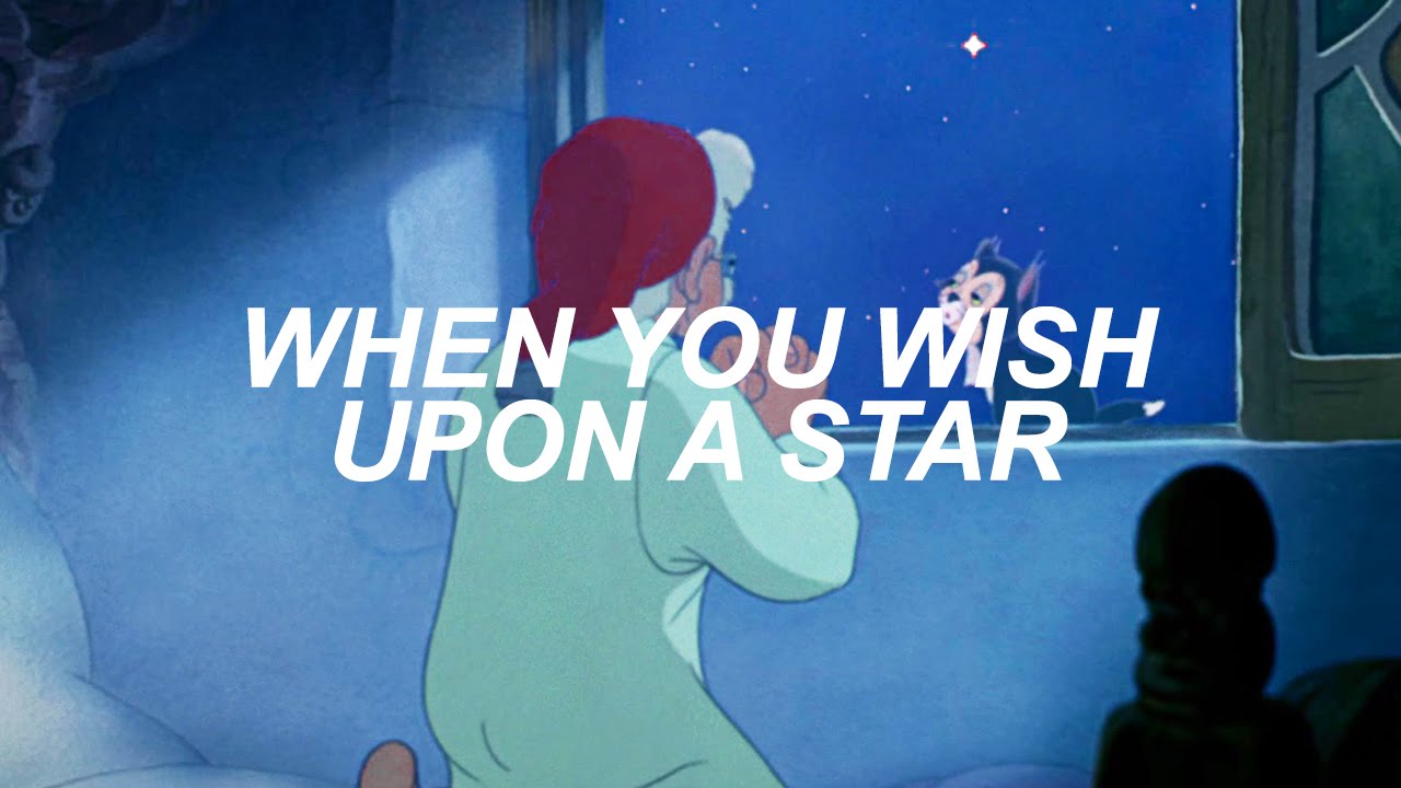 Song lyrics to "When You Wish Upon A Star" by Leigh Harline (music), and Ned Washington (lyrics)- from Walt Disney's Pinocchio